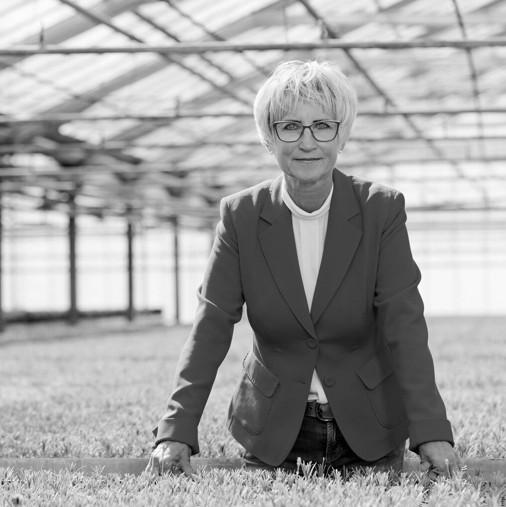 Eva Kähler-Theuerkauf,
Präsidentin Landesverband Gartenbau NRW, Taspo Stiftung Beirat
